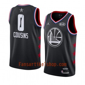 Golden State Warriors Trikot DeMarcus Cousins 0 2019 All-Star Jordan Brand Schwarz Swingman - Herren